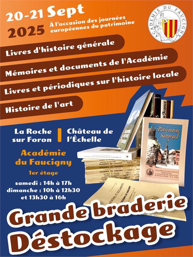 Grande braderie - Académie du Faucigny