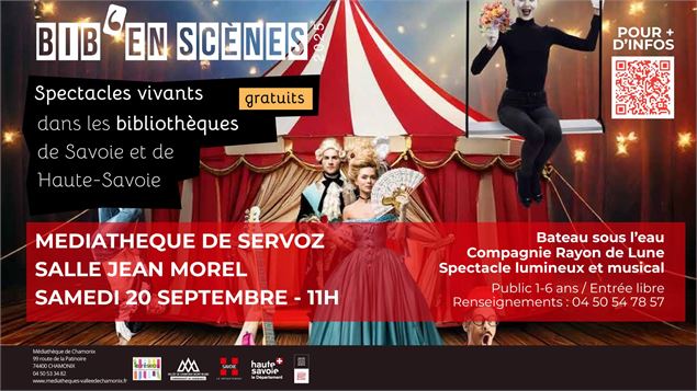 Bateau sous l'eau  - spectacle lumineux et musical par la Compagnie Rayon de Lune_Servoz
