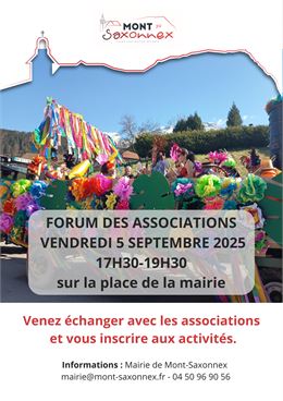 Forum des associations - Mont-Saxonnex_Mont-Saxonnex - Mairie Mont-Saxonnex