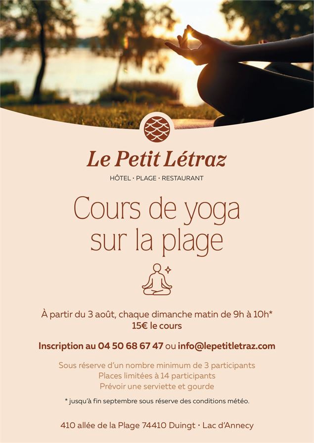 Yoga sur la plage_Duingt - Yoga sur la plage_Duingt