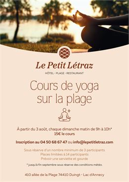 Yoga sur la plage_Duingt - Yoga sur la plage_Duingt