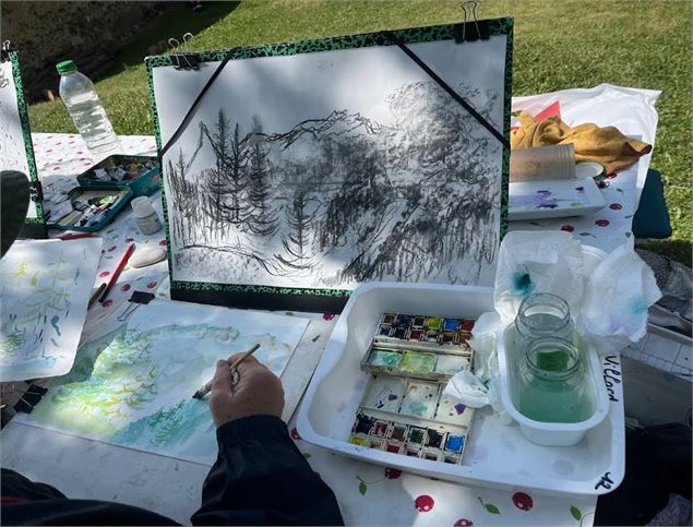 Stage relax, danse & peinture_Peisey-Vallandry - Anne Bautrait