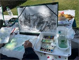Stage relax, danse & peinture_Peisey-Vallandry - Anne Bautrait