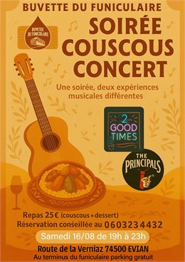 Affiche_Soirée couscous concert - La buvette du Funiculaire