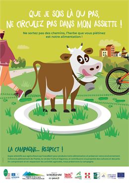 Affiche pour le Stand de sensibilisation espaces naturels & agricoles_Châtel - CCPEVA
