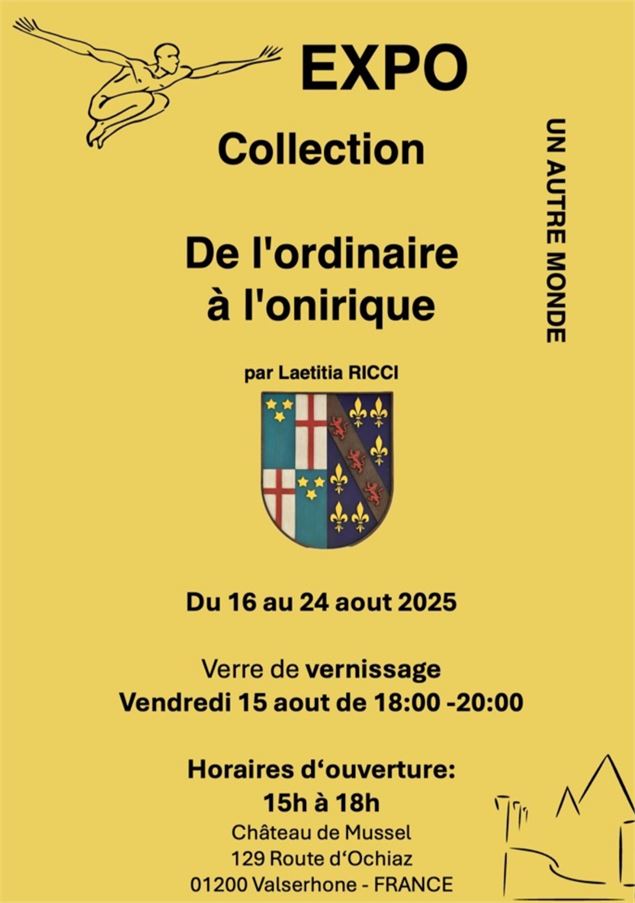 invitation vernissage - Les Amis du chateau de Mussel