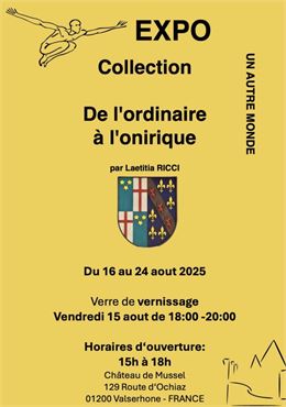 invitation vernissage - Les Amis du chateau de Mussel