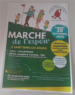 Marche de l'amicale des donneurs de sang bénévoles St Denis, Buellas, St Rémy_Saint-Denis-lès-Bourg