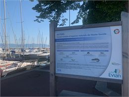 panneau pédagogique - Ville d'Evian