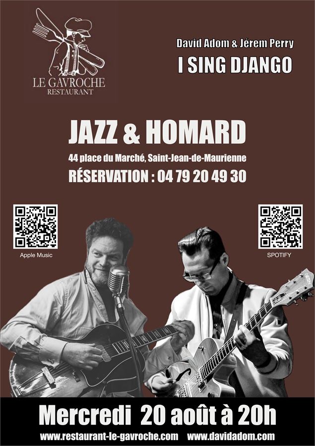 Affiche concert - David Adom