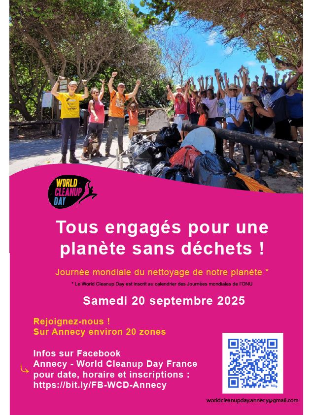 Journée mondiale de nettoyage de la planète_Annecy - World clean up day