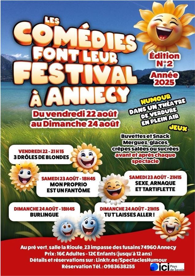 Les comédies font leur festival_Annecy - Les comédies font leur festival_Annecy