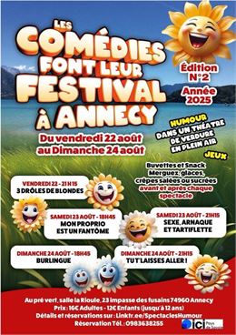 Les comédies font leur festival_Annecy - Les comédies font leur festival_Annecy