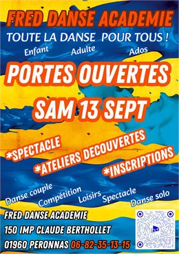 Portes ouvertes Fred Danse Académie Diam's Club