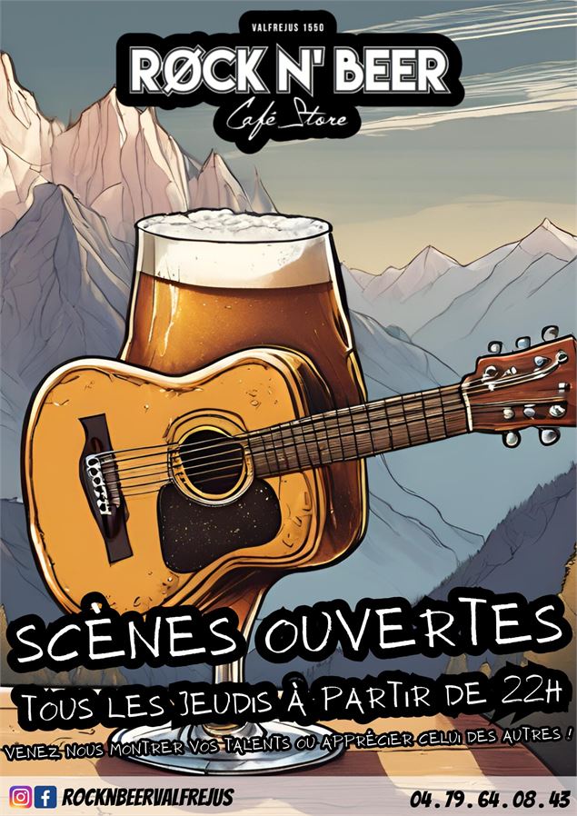 Affiche de la Scène ouverte - Rock n'Beer