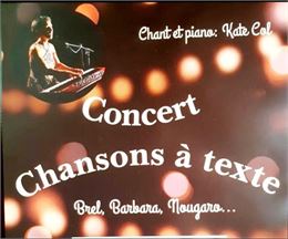 Concert piano-voix avec Kate Col_Freney