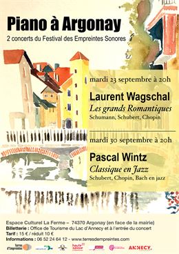 Concert de Laurent Wagshal - Les grands Romantiques_Argonay - Terres d'Empreintes