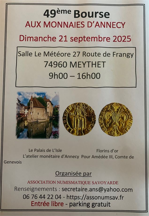 49ème bourse aux monnaies d'Annecy_Annecy