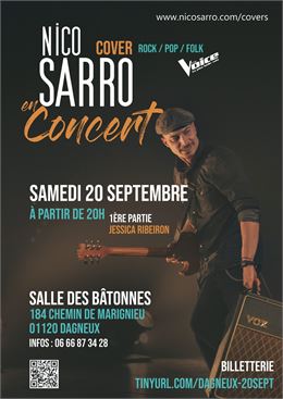 Concert de Nico Sarro_Dagneux - CDF Dagneux