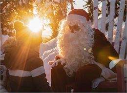 La grande arrivée du Père Noël_La Rosière - Montvalezan
