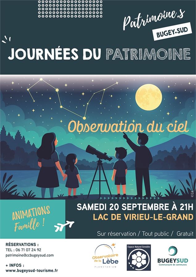 Observation du ciel au lac de Virieu-le-Grand_Virieu-le-Grand - Communauté de Communes Bugey Sud