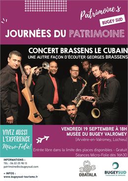 Concert Brassens Le Cubain au Musée du Bugey-Valromey_Arvière-en-Valromey - CC Bugey Sud