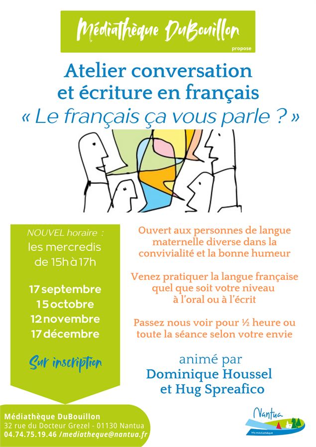 Affiche animation - Médiathèque DuBouillon