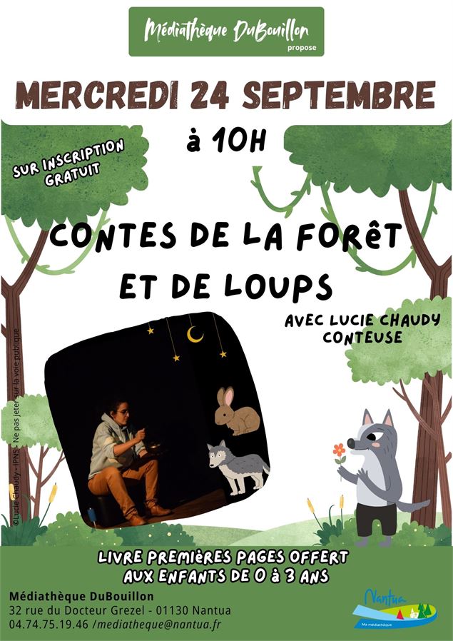 Affiche animation - Médiathèque DuBouillon
