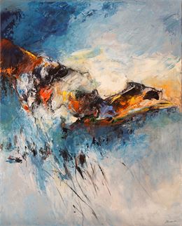 Exposition à la chapelle du vieux bourg_Saint-Didier-de-Formans - Françoise Bossut