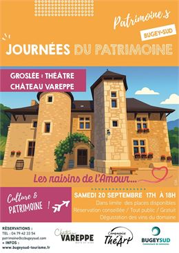 Théâtre au Château de Vareppe : les raisons de l'amour_Groslée-Saint-Benoit - Communauté de Communes