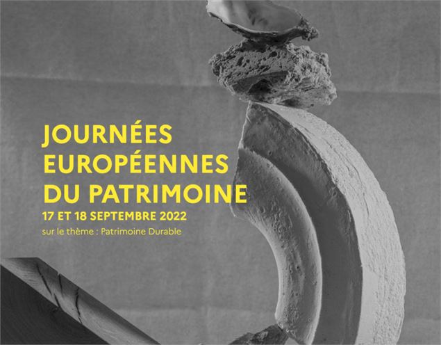 Journées Européennes du Patrimoine affiche - Ministère de la culture
