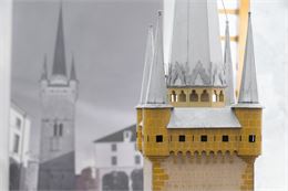 maquette du grand clocher - OTI coeur de maurienne