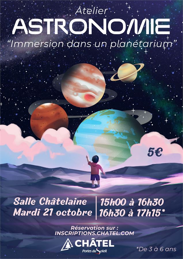 Atelier astronomie des tous petits : immersion dans un planétarium_Châtel - Châtel Tourisme