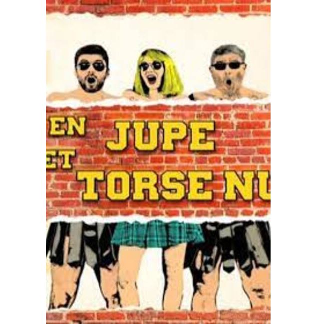 Affiche_En jupe et torse nu - Les Arts dans l_R_Péronnas