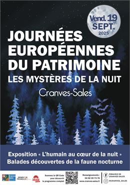 Journées Européennes du Patrimoine - Les mystères de la nuit - Mairie de Cranves-Sales