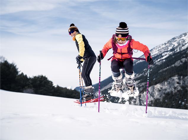 Skieurs au sommet du domaine - A.Lombard - OTHMV