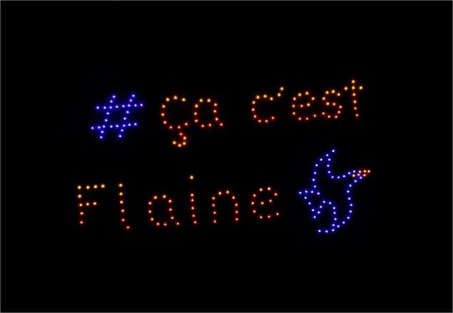 Spectacle de drones à Flaine - OT Flaine