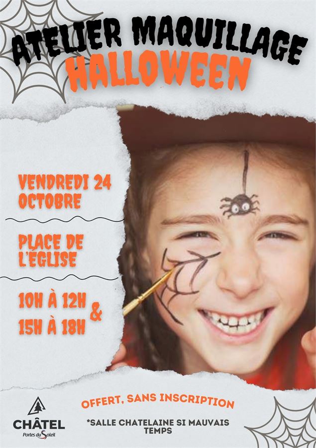 Atelier maquillage d'Halloween_Châtel - Châtel Tourisme