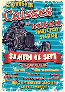 Affiche course de caisses à avons - Le Sous des Ecoles