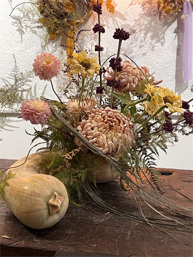 Atelier courge fleurie + goûter - Coquelicot