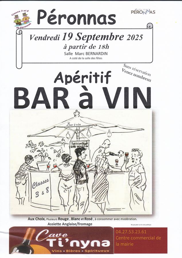 Affiche BAR A VIN 