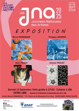 Journées Nationales des Artistes - Exposition - DEMANGEAT Muriel