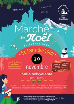 Marché de Noël artisanal_Saint-Jean-de-Couz