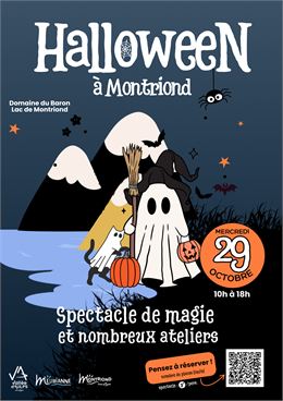 Affiche d'Halloween à Montriond en 2025. - Vallée d'Aulps Tourisme.