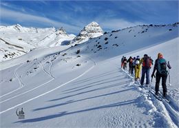 Skieurs de randonnée - Terre d'Alpinisme