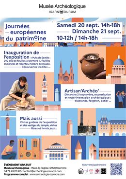 Artisan'Archéo : démonstration de savoir-faire antiques ! - @Musée Archéologique d'Izernore