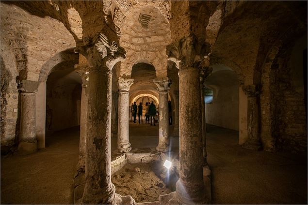 Crypte - église de Lémenc - Crédits : C. Haas - Grand Chambéry Alpes Tourisme
