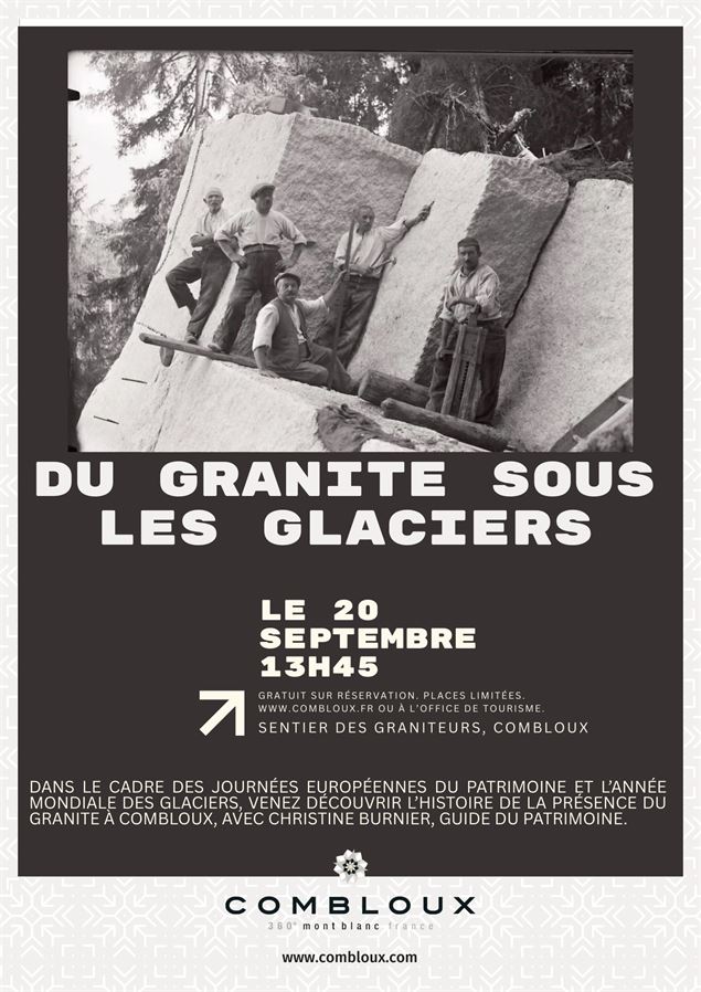 Du granite sous les glaciers - Journées Européennes du Patrimoine_Combloux