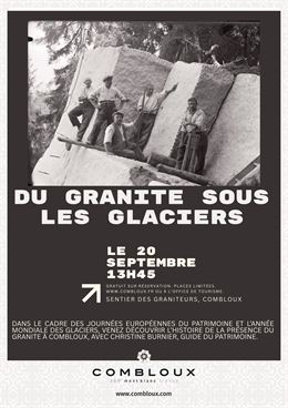 Du granite sous les glaciers - Journées Européennes du Patrimoine_Combloux