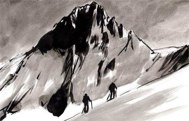 Concert dessiné AU COEUR DE L'HIVER_Bourg-Saint-Maurice - Jean-Marc Rochette